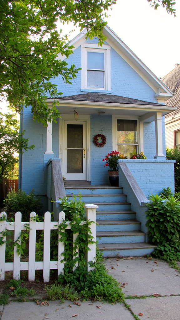 serene soft sky blue elegance