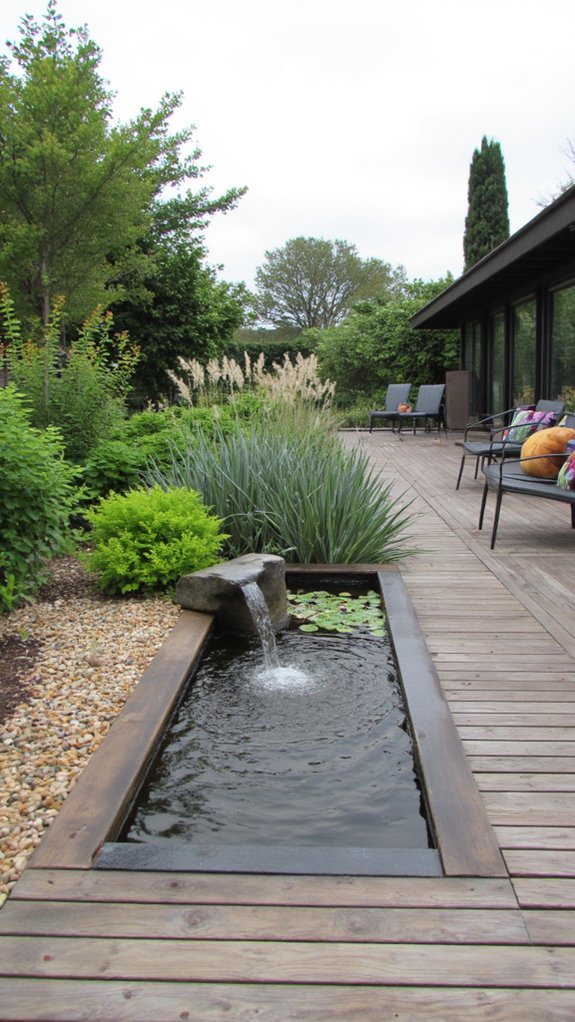 serene water feature oasis