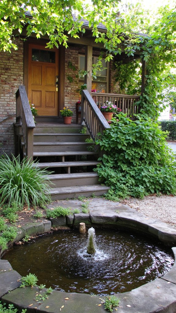 serene water feature oasis