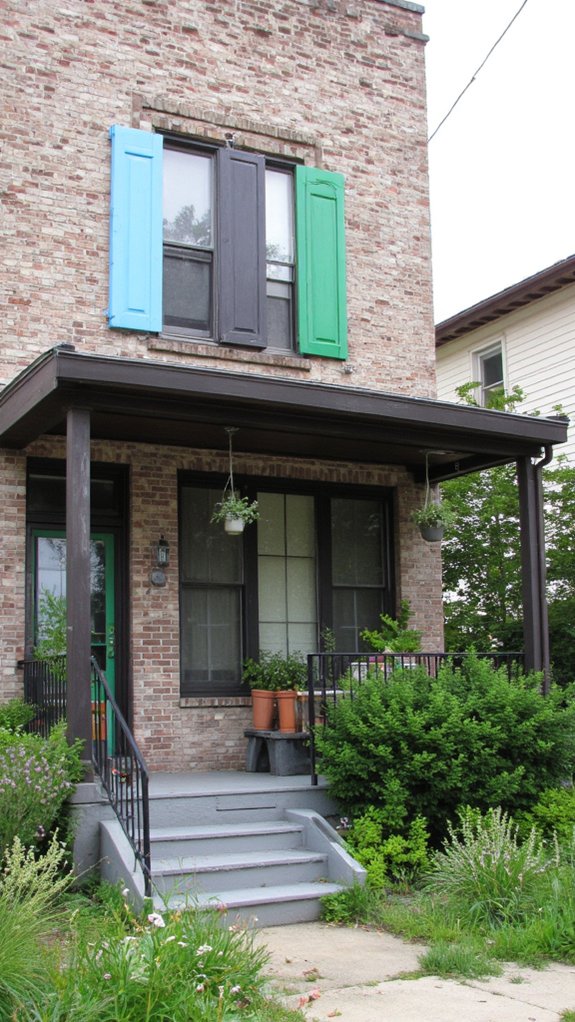 shutters as decorative accents