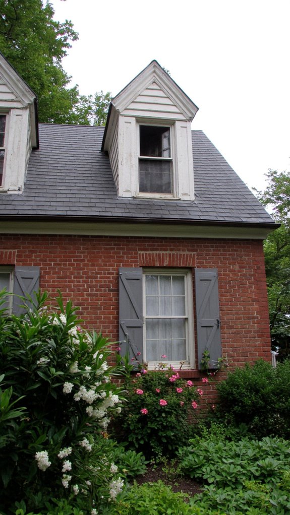 shutters enhance dormer aesthetics