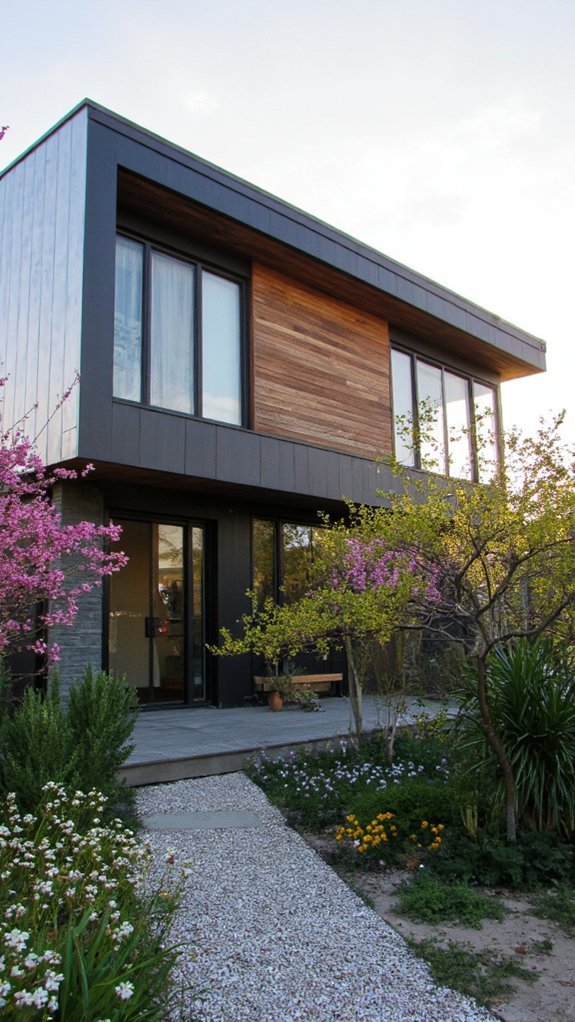 sleek durable low maintenance exterior