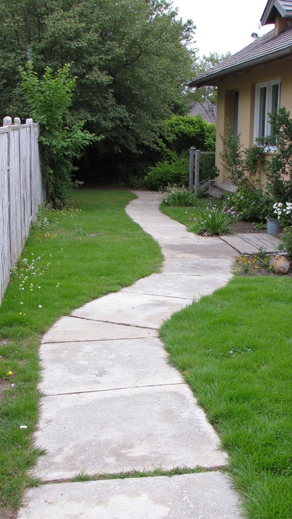 sleek durable low maintenance path