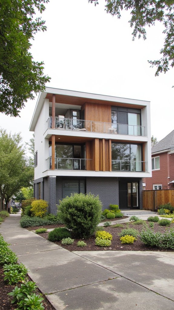 sleek lines neutral colors