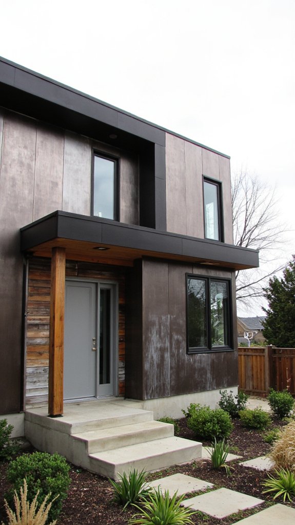 sleek metal finishes elegance