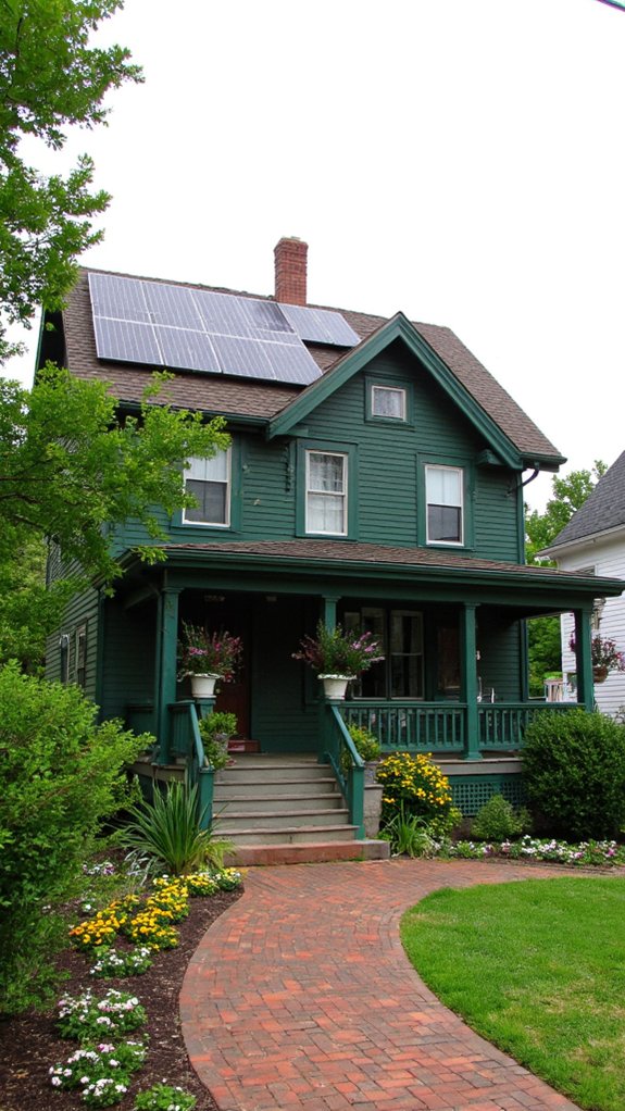 sleek solar panels blend seamlessly