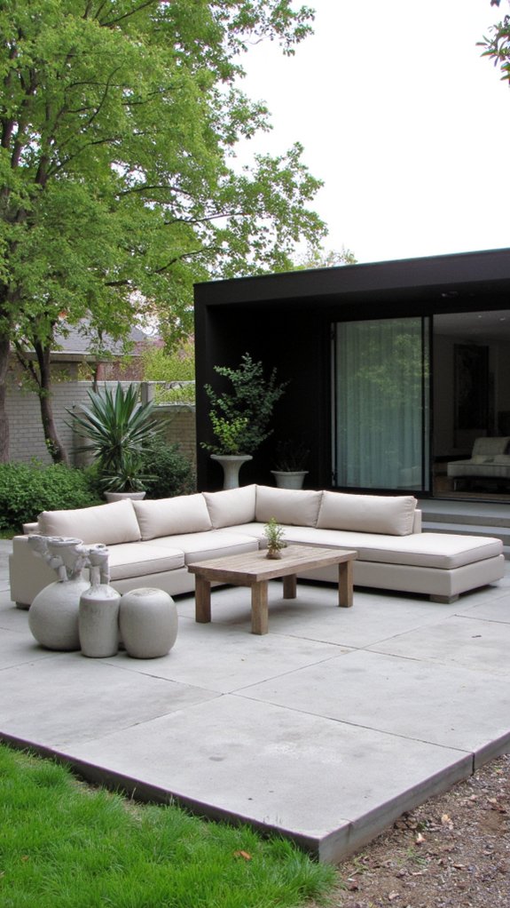 sleek tranquility through minimalism