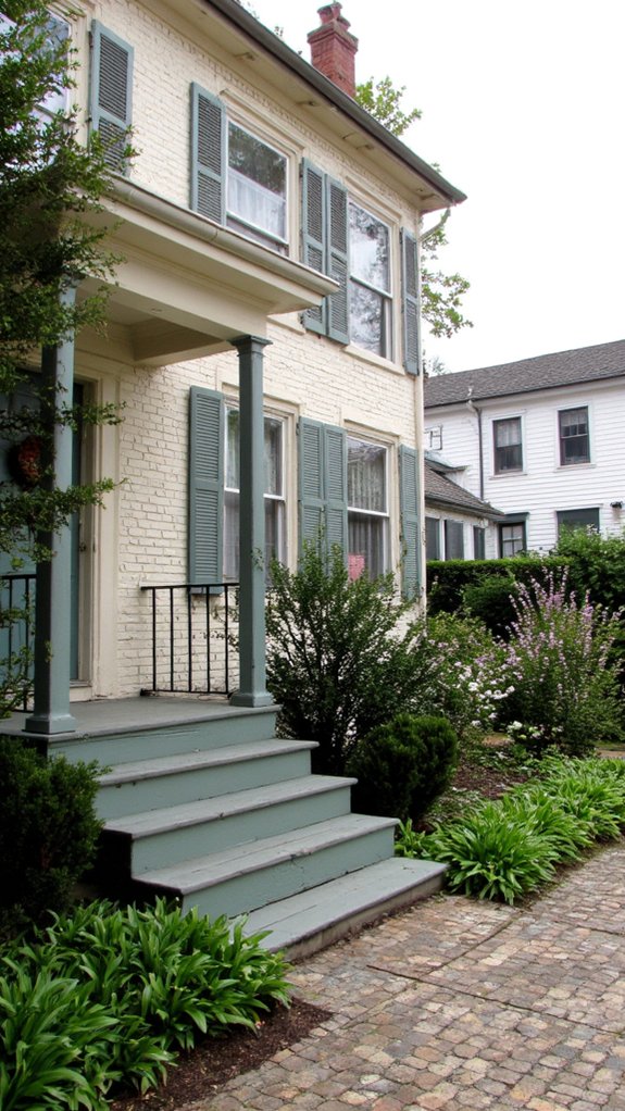 soft cream sage green