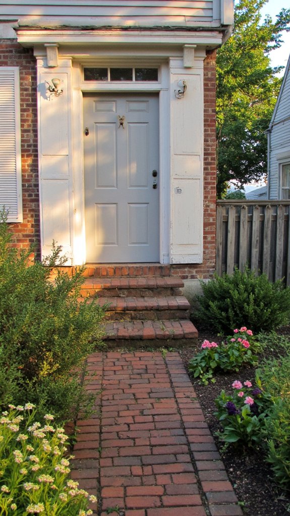 soft gray door elegance