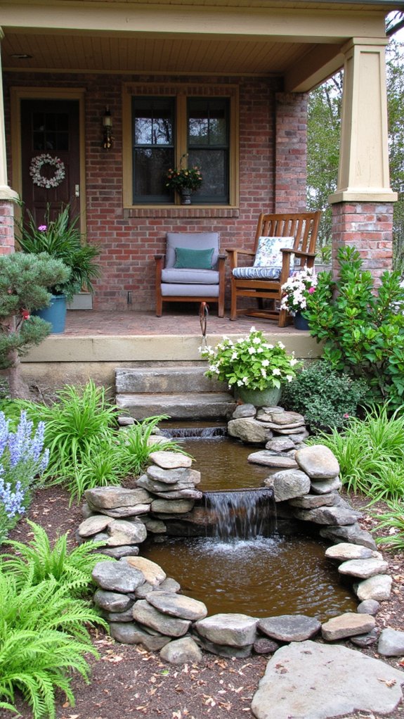 soothing water feature enhancement