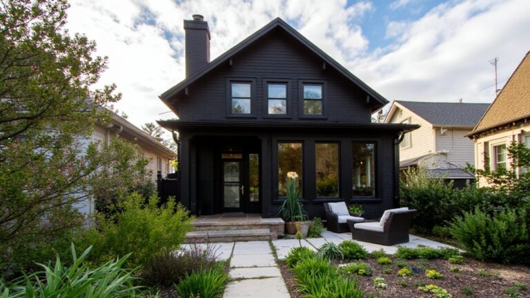 sophisticated black house designs