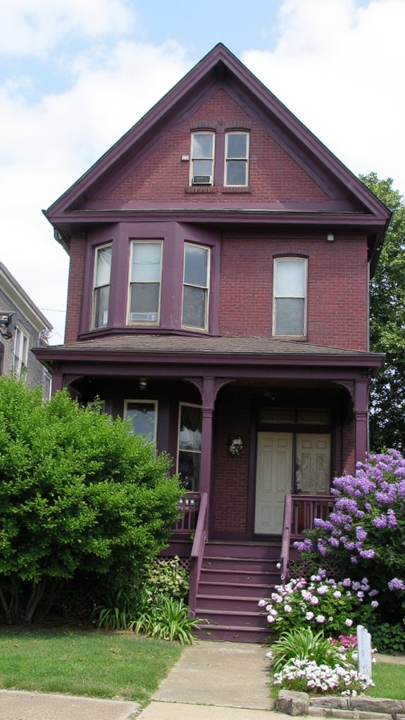 sophisticated colonial exterior elegance