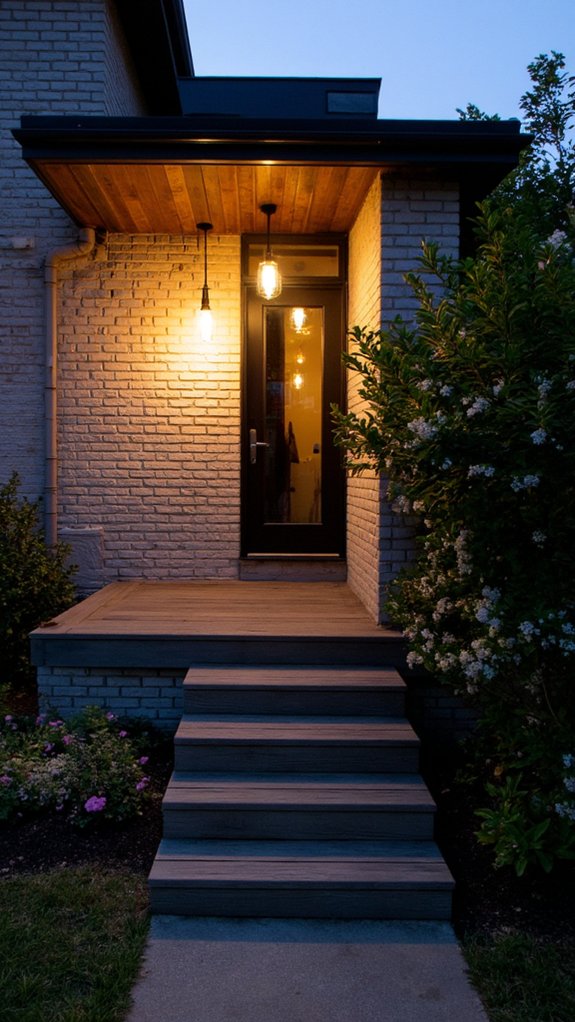 sophisticated exterior lighting options