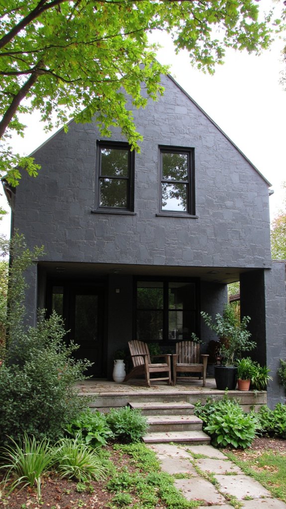sophisticated modern slate cladding