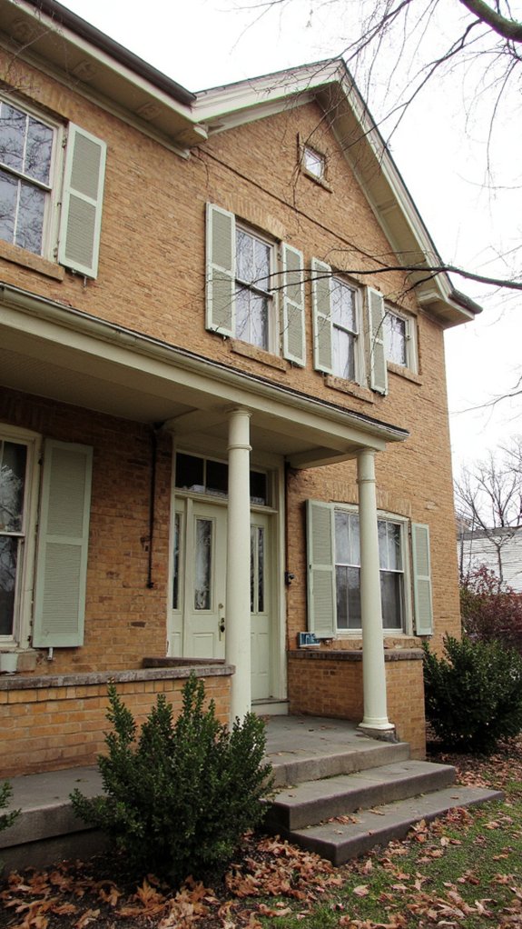 sophisticated tan colonial elegance