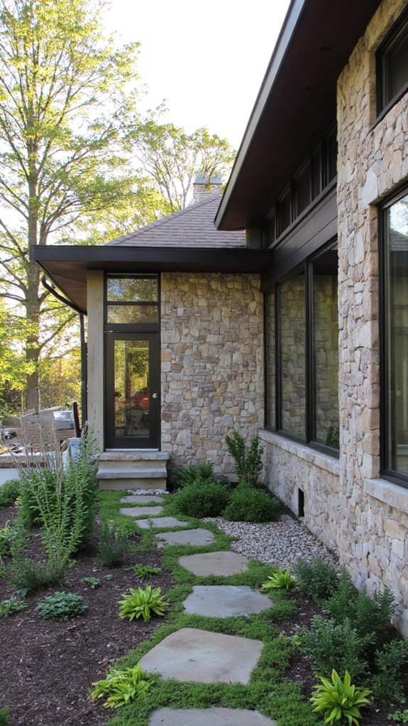 stone and glass harmony