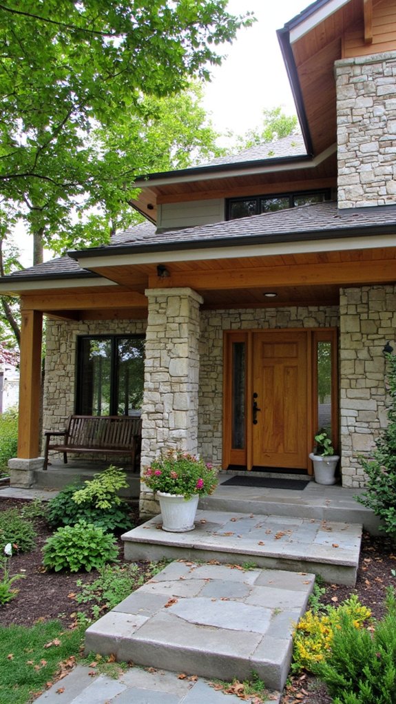 stone and wood harmony