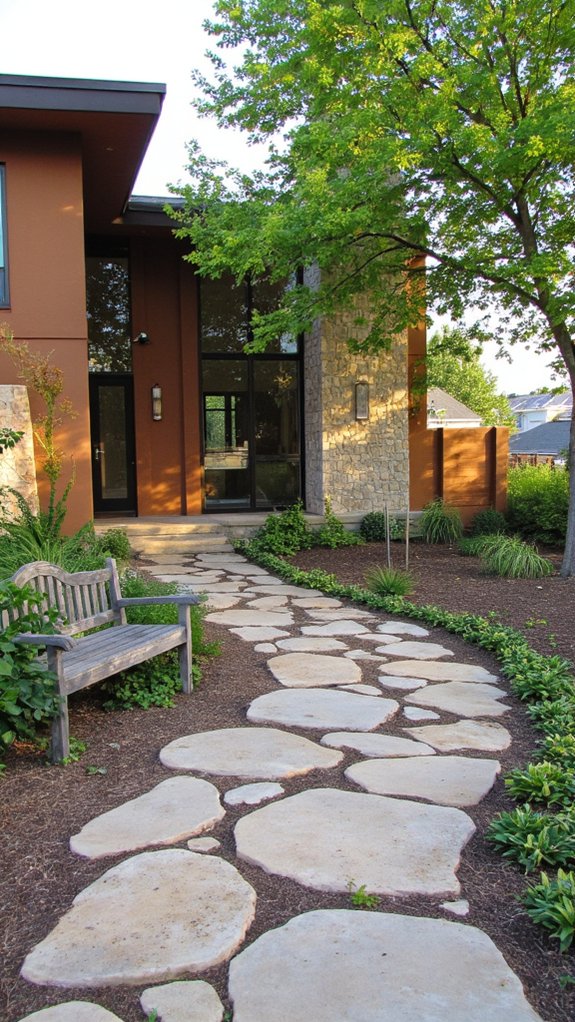 stone walkways enhance harmony