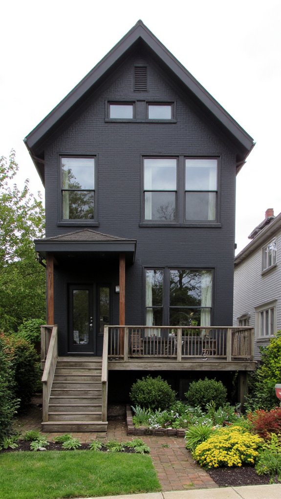 striking modern graphite elegance