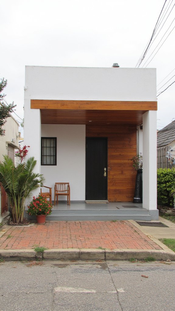 striking modern home entrances