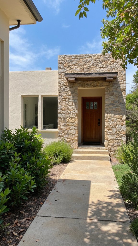 stucco and stone harmony