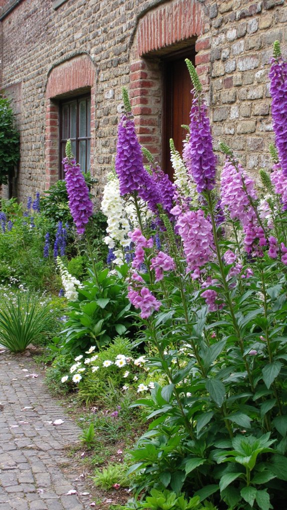 stunning garden color contrast