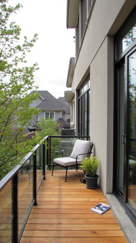 stylish durable balcony retreat