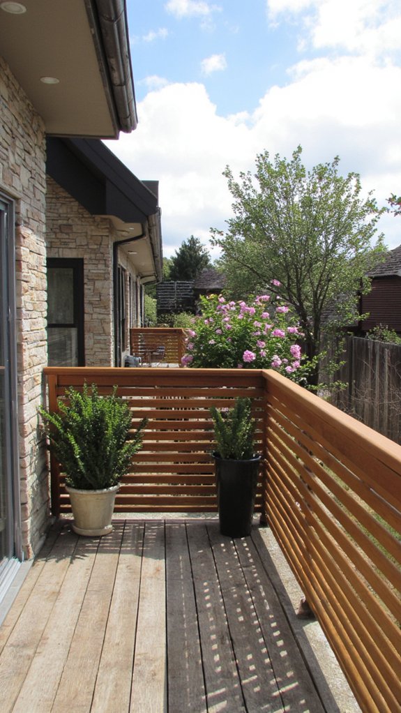 stylish durable composite railings