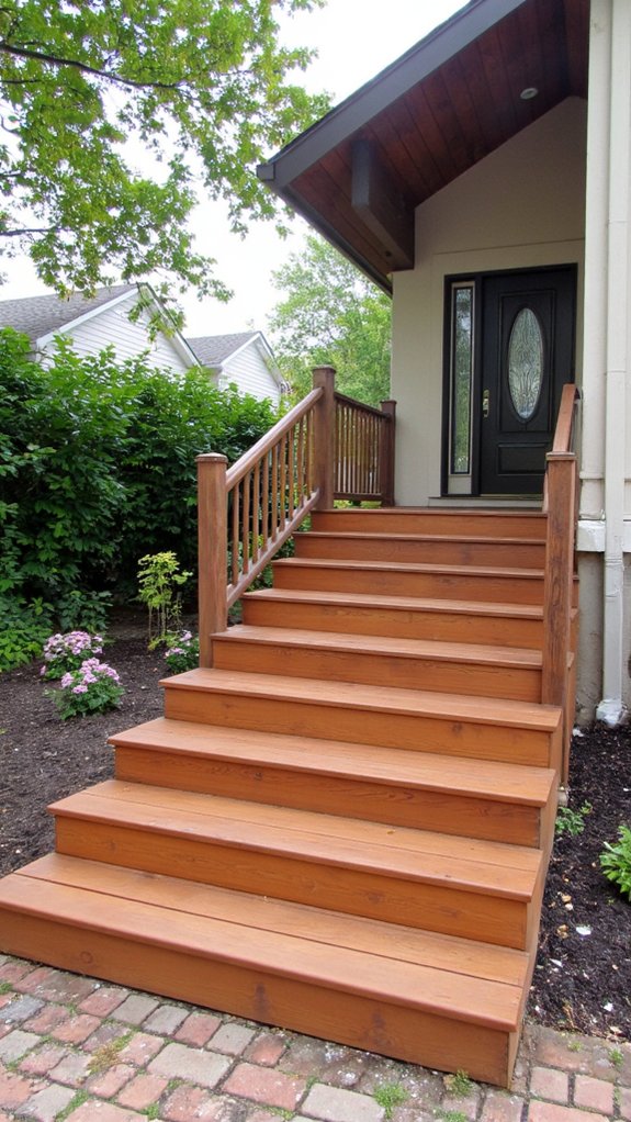 stylish durable outdoor stairs