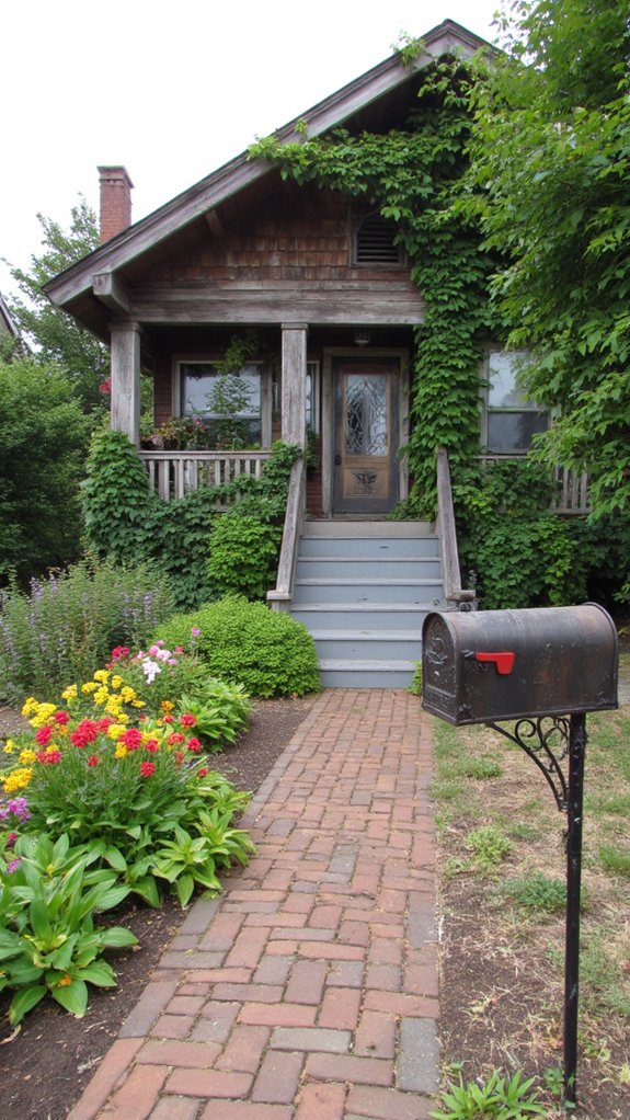 stylish mailbox enhances curb appeal