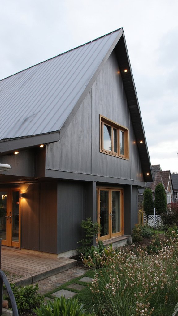 stylish metal cladding lighting