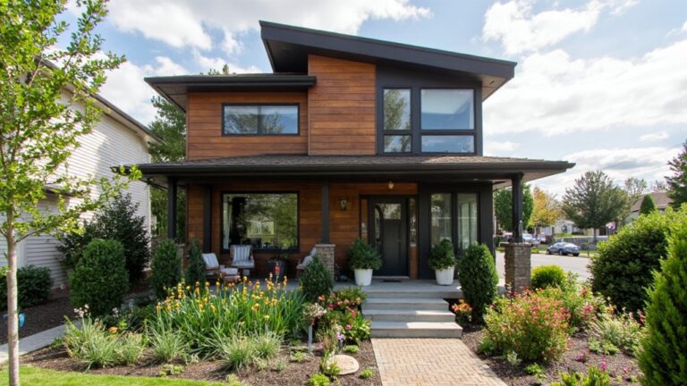 stylish modern double story homes