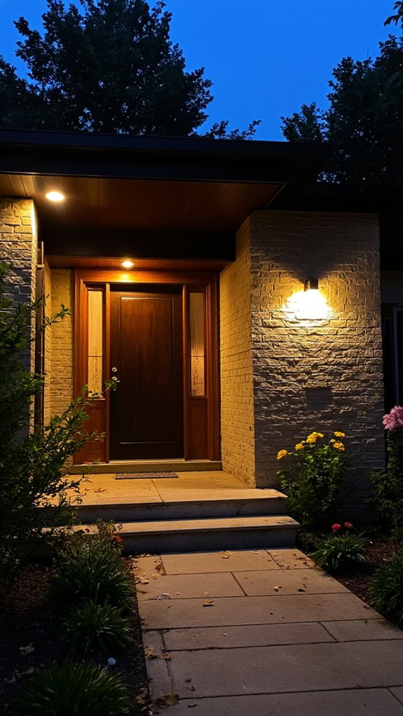 stylish outdoor lighting enhancement