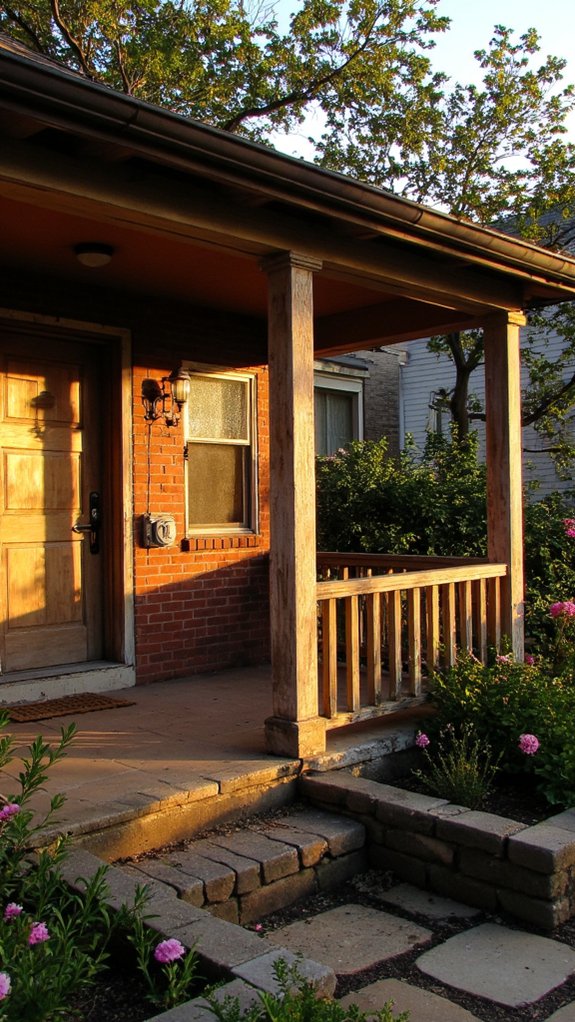 stylish outdoor lighting installation