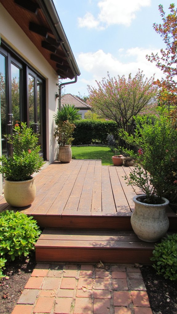 stylish outdoor living space