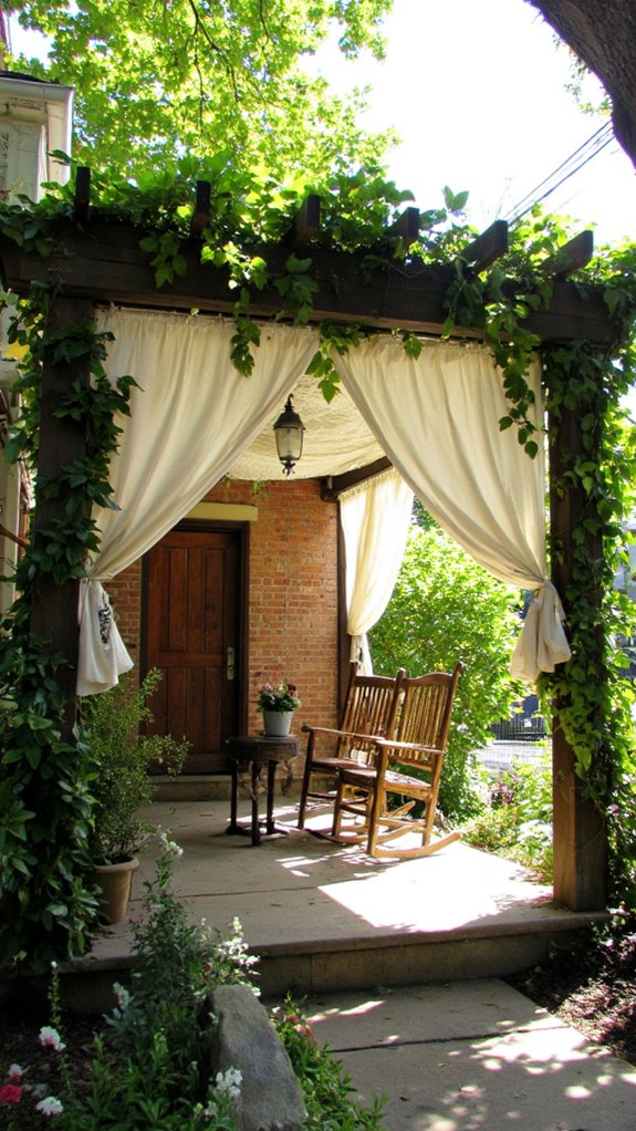 stylish shade retreat design