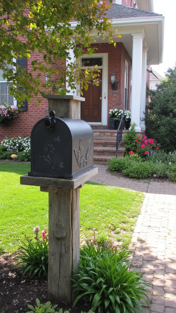 stylish vintage mailbox upgrade