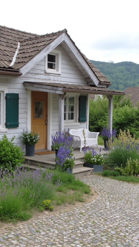 subtle color contrasts enhance charm