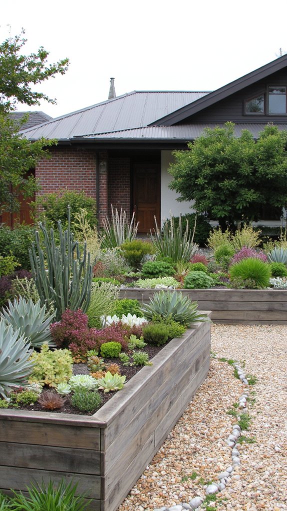 succulent and cacti garden