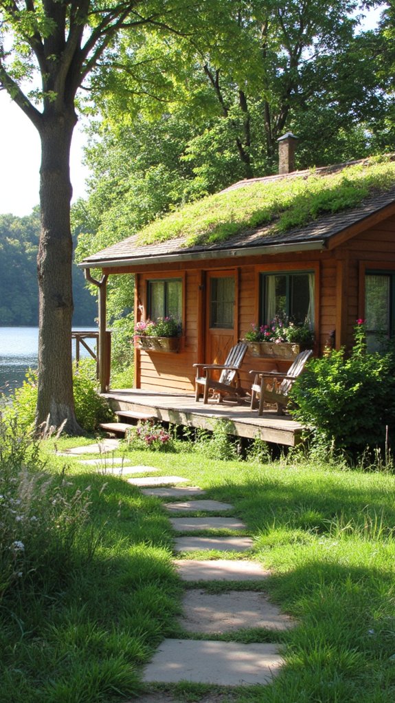 sustainable lake cottage design