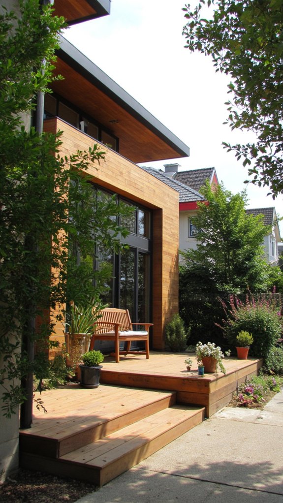 sustainable stylish outdoor decking