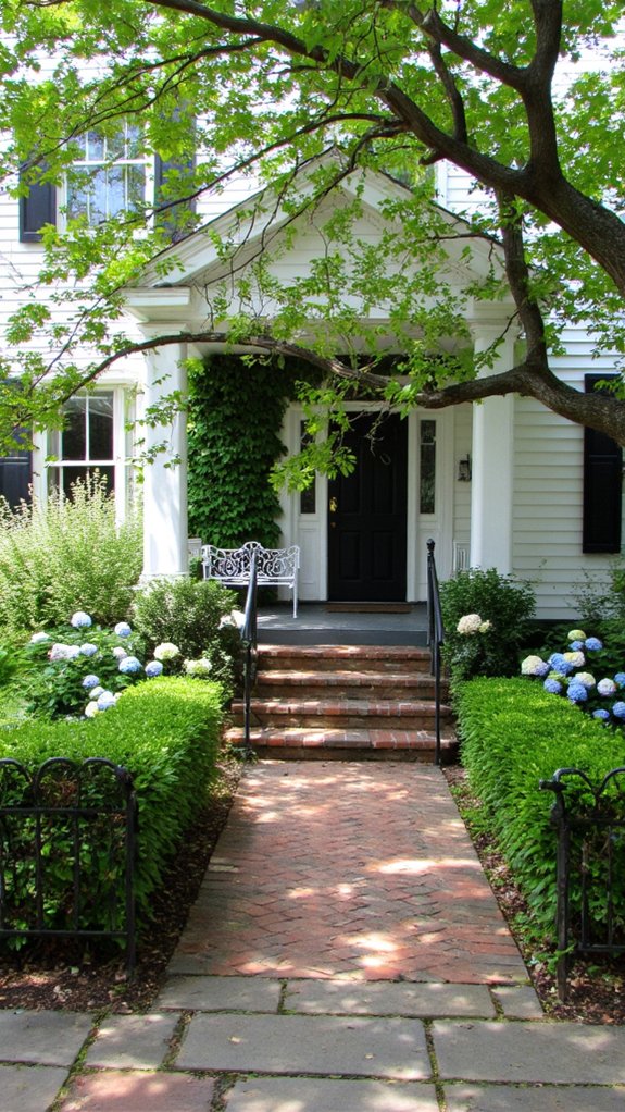 symmetrical gardens with charm