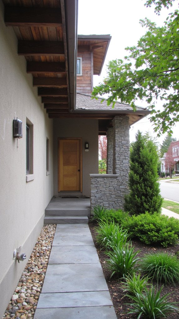 textured facades enhance character