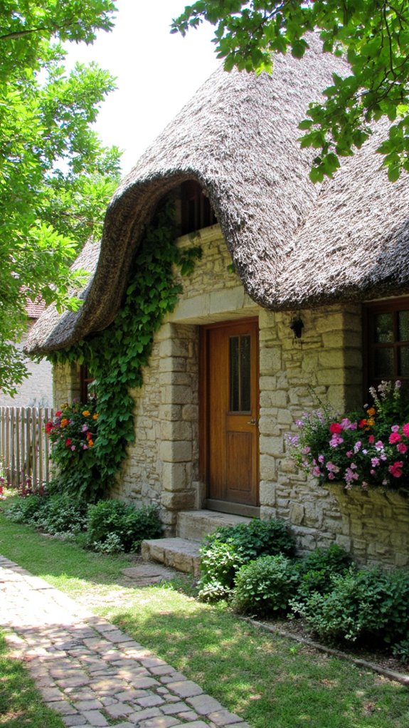thatched roof rustic charm