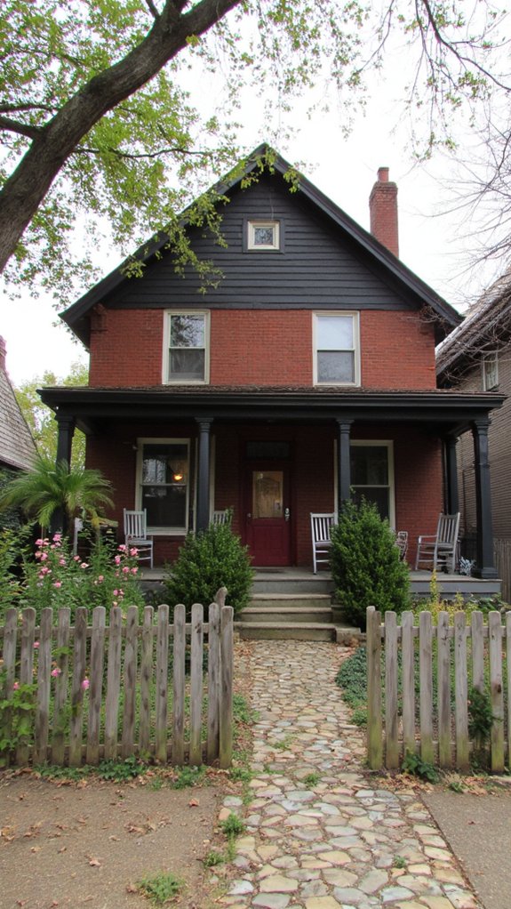 timeless brick and wood