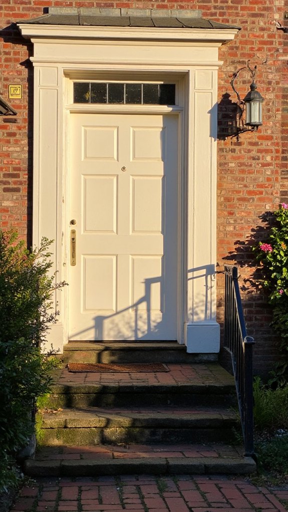 timeless colonial door elegance