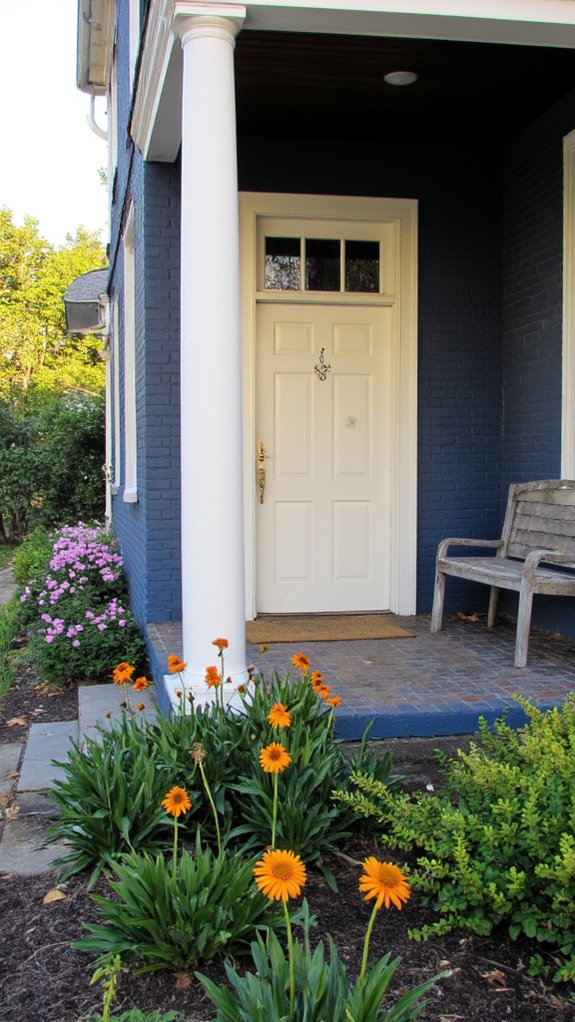 timeless navy ivory elegance