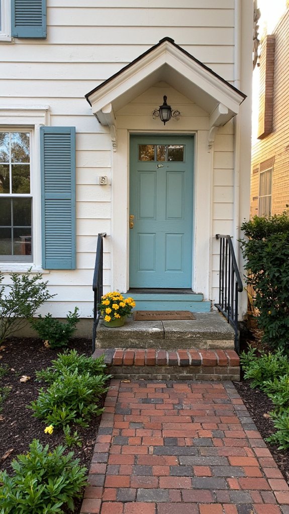 timeless off white teal harmony