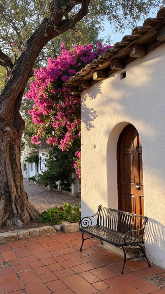 timeless whitewashed adobe charm