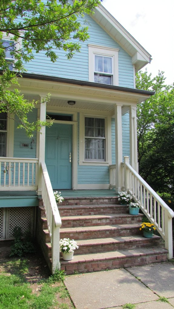 tranquil aqua and ivory